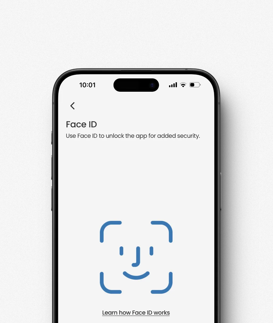 Day31 Face ID lock screen